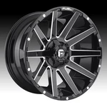 Fuel Contra Gloss Black Milled 20X10 5X4.5 / 5X5 -18MM (D61520002647) New. Price: $525.00.
