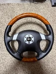 Nissan Momo Steering Wheel R33 Skyline Gt-r Series 2/3, S14 Silvia, Wood Finish Used. Price: $775.00.