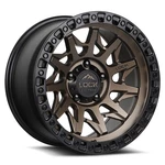18X9 Lock Off-road Lunatic Matte Bronze W/ Black Ring Wheel 6X5.5 (-12MM) New. Price: $324.00.