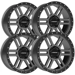 (set Of 4) Vision 354 Manx 17X9 5X4.5" +12MM Gunmetal Wheels Rims 17" Inch New. Price: $839.96.