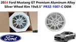 2024 Ford Mustang Gt Premium Aluminum Alloy Silver Wheel Rim 19X8.5" PR3Z-1007-C New. Price: $325.00.