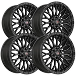 (SET-4) Vortek VRT-607 17X9 6X135/6X5.5" +12MM Matte Black Wheels Rims 17" Inch New. Price: $1568.32.