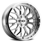 Vision 402 Riot Wheel 22X10 (-19, 6X139.7, 106.2) Chrome Single Rim New. Price: $600.92.