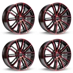 Set 18" Rtx Strobe Black Machined Red 18X8 Wheels 5X4.5 (5X114.3) 45MM Rims New. Price: $991.96.