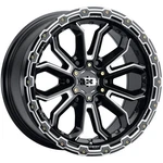 Vision 405 Korupt 16X8 6X5.5" +0MM Black/milled Wheel Rim 16" Inch New. Price: $281.13.