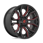 20X9 Fuel D712 Rage Gloss Black Red Tinted Clear Wheel 6X5.5/6X135 (1MM) New. Price: $435.00.