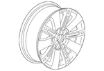Genuine Gm 18X7-INCH Aluminum Wheel 23446991 New. Price: $500.96.