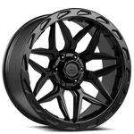 17X9"LOCK Off-road Wheels Matrix Matte Black With Ring Rims (4PCS) New. Price: $1152.00.