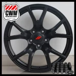 Satin Black Trackhawk Wheels 20X10" Fits 2011-2024 Dodge Durango New. Price: $1189.00.