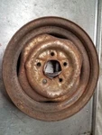 15X6 Steel Wheel Fits 1985 Ford F150 Used. Price: $50.00.