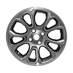 Refurbished Machined And Painted Charcoal Aluminum Wheel 17 X Remanufactured. Price: $229.37.