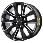 20" Chevrolet Silverado 1500 Wheel Rim Factory Oem 5919 2019-2024 Machined Black Remanufactured. Price: $495.00.