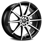 Series NS1501 Wheel 17X7.5 (38, 5X114.3, 73.1) Black Single Rim New. Price: $138.00.