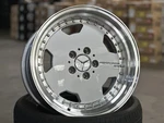 New 17 Inch 4 Pcs Staggered Oz Aero Classic Design Mercedes Silver Racing Wheel. Price: $1460.00.
