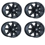 Mayhem 8090-2937M Rampage Black Milled Spokes 20X9 Wheel 0MM Offset 1" Lip New. Price: $343.99.