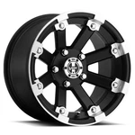 Vision Wheel Lockout 14X8 4X156 -10.2MM Black/machined 393-148156MBML4 New. Price: $118.27.