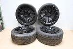 Bmw E82 E88 E92 1/3 Series 18" Alzor Staggered Style 030 Wheel Rim W/tire Set Used. Price: $1499.99.