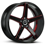 Strada S35 Perfetto 18X8 5X114.3 40 Black Red WHEELS(4) 72.6 18" Inch Rims New. Price: $912.00.