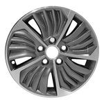 Refurbished Machined Medium Charcoal Metallic Aluminum Wheel 16 X 6.5 Remanufactured. Price: $232.83.