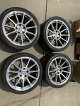 19 5X120 Hre P43SC Wheel Set (damaged) Used. Price: $750.00.