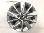 2015 Volkswagen Golf 15X6 Aluminum Wheel 10-SPOKE Silver Oe 5G0601025BA Used. Price: $108.00.