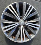 2018-2019 Volkswagen Tiguan Alloy Wheel Rim 18" 7JX18H2 ET43 W/ Center Cap Oem Used. Price: $190.00.