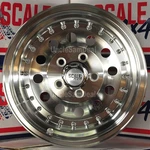15X8 5X5.5 -19 Offset Scale 4X4 Bandit Ii Machine Silver Rivets Truck Wheels New. Price: $640.00.