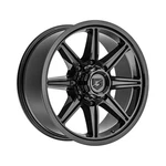 (1) Gear Road 773B 20X9 6X135/6X5.50 106.2 Hub +18 Offset Black Wheel Rim New. Price: $313.58.