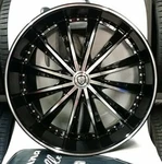 22" Inch Black Machined Borghini B19 5X108 5X114.3 +38 Wheels Rims Elure 031 New. Price: $1332.80.