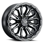 One 18X9 Vision 405 Korupt 8X180 Black Milled Wheel Rim 124.2 New. Price: $359.15.
