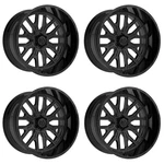 Set 26" Tis 560B Gloss Black Wheels 26X14 8X170 -76MM Lifted Offroad Truck Rim New. Price: $3112.00.