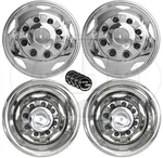 Gm Chevy 3500HD 17" Stainless Steel Dually Wheel Simulator Set For 2011 Current New. Price: $459.03.