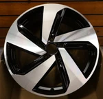 18" Volkswagen Golf Wheel Rim Factory Oem 70056 2019-2021 Machined Black Remanufactured. Price: $225.00.