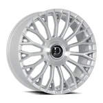 New 22X9 Dolce Wheels Roma 5X112 5X114.3 Gloss Silver Brushed +35ET 73.1CB Stg. Price: $2149.00.