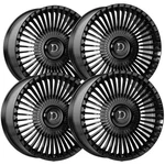 (set Of 4) Dolce Luxury Trento 20X9 5X115/5X120 +20MM Gloss Black Wheels Rims New. Price: $2072.00.