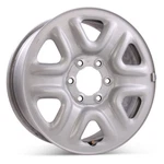 18" X 7.5" Silver Takeoff Factory Oem Steel Wheel Rim 2022-2025 Toyota Tundra Used. Price: $124.99.