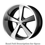 American Racing VN70122950315 Single Wheel Nova 22" 9" Black 5X127 15MM New. Price: $435.98.