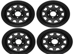 51-5865 Set Of Matte Blk Steel Wheels 5X4.5 Jeep Wrangler Yj Tj Xj Cherokee New. Price: $488.64.