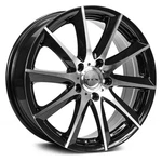Rtx Dynamo Wheels 15X6.5 (38, 4X100, 73.1) Black Rims Set Of New. Price: $599.96.