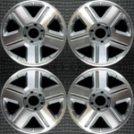 Chevrolet Trailblazer Machined 17" Oem Wheel Set 2004 To 2009 Remanufactured. Price: $817.00.