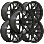 (set Of 5) Fuel D854 Flux 20X9 6X5.5" +1MM Blackout Wheels Rims 20" Inch New. Price: $1995.00.