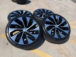21" Lucid Air Grand Touring Oem 95542 95543 Wheels Rims Black Tires Pirelli Used. Price: $2425.50.