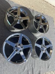 Corvette C6 Bright Chrome Rims Wheels Factory Oem 2005-2013 Gm 18X8.5 19X10 Used. Price: $850.00.