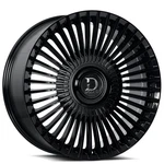 24X10"DOLCE Luxury Wheels Trento Gloss Black Floating Cap Rims New. Price: $2692.00.