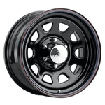 Allied Wheel 52 Black Daytona Rim 15X8 5X120.65 Offset -19 (quantity 4) New. Price: $436.00.