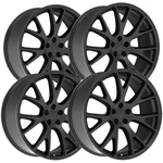 (set Of 4) Replica FR70 Hellcat 22X9 5X5" +30MM Satin Black Wheels Rims New. Price: $1320.00.