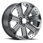 Rev Wheels 588S-2298328 Series, 22X9, 6X5.5, 6.1 Bs, Gray Used. Price: $179.99.