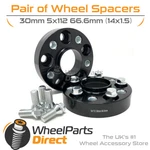 Bolt-on Wheel Spacers 5X112 66.6 30MM For Mercedes SL63 Amg R230 08-12 New. Price: $80.78.