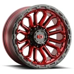 Vision 405 Korupt 17X8 5X108 Offset 30 Red W/gloss Black Lip (qty 4) New. Price: $1167.88.
