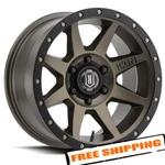 Icon Alloys 1817856350BR 17X8.5 Rebound Bronze Wheel New. Price: $312.78.